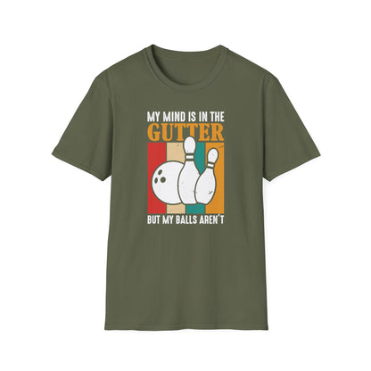 Funny bowling mind is in the gutter T-Shirt