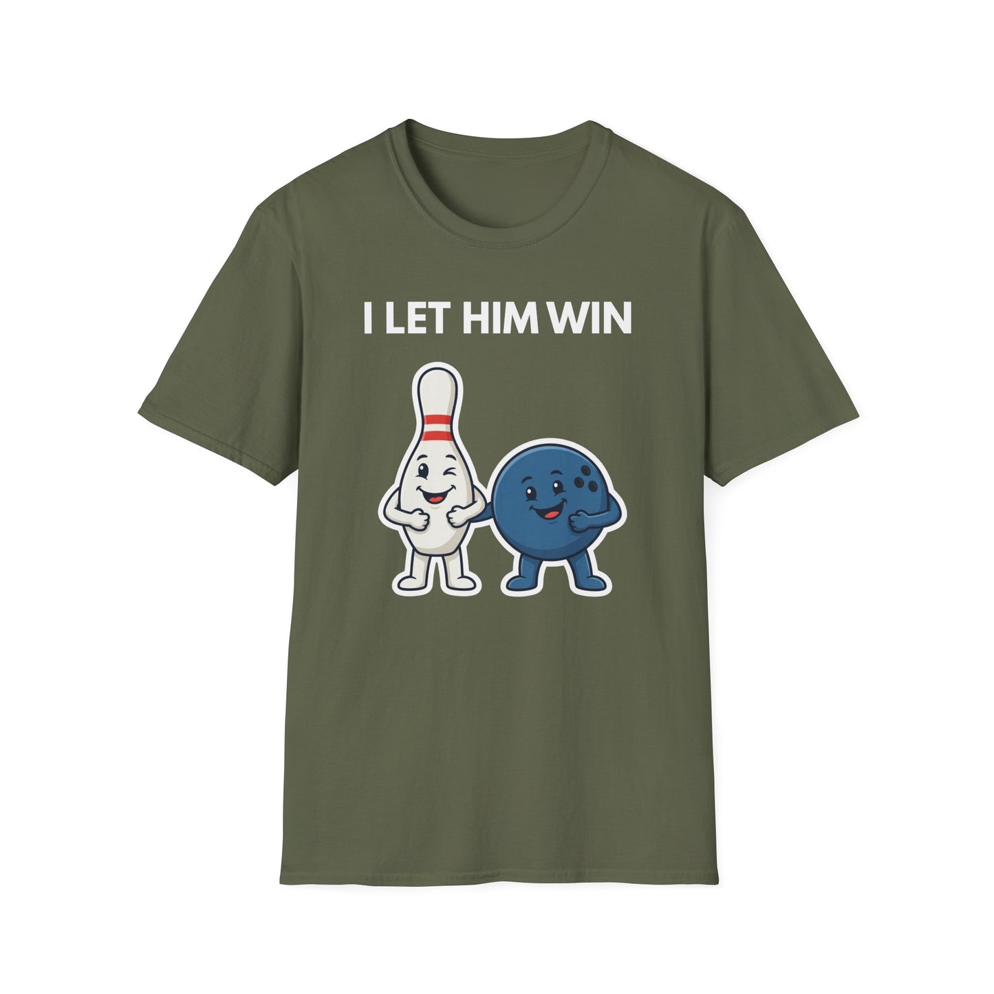 I let him win funny bowling T-Shirt