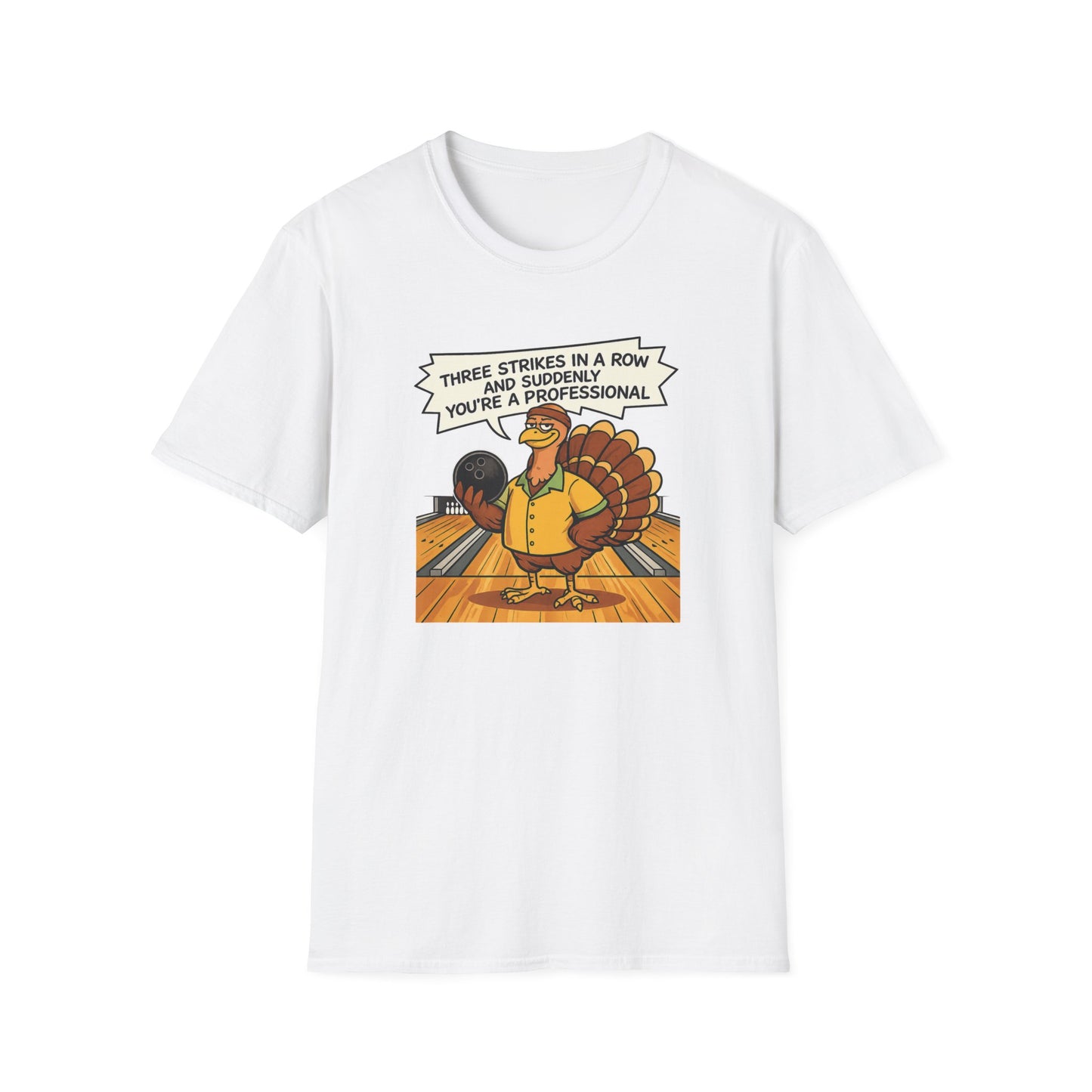 Funny turkey bowling T-Shirt