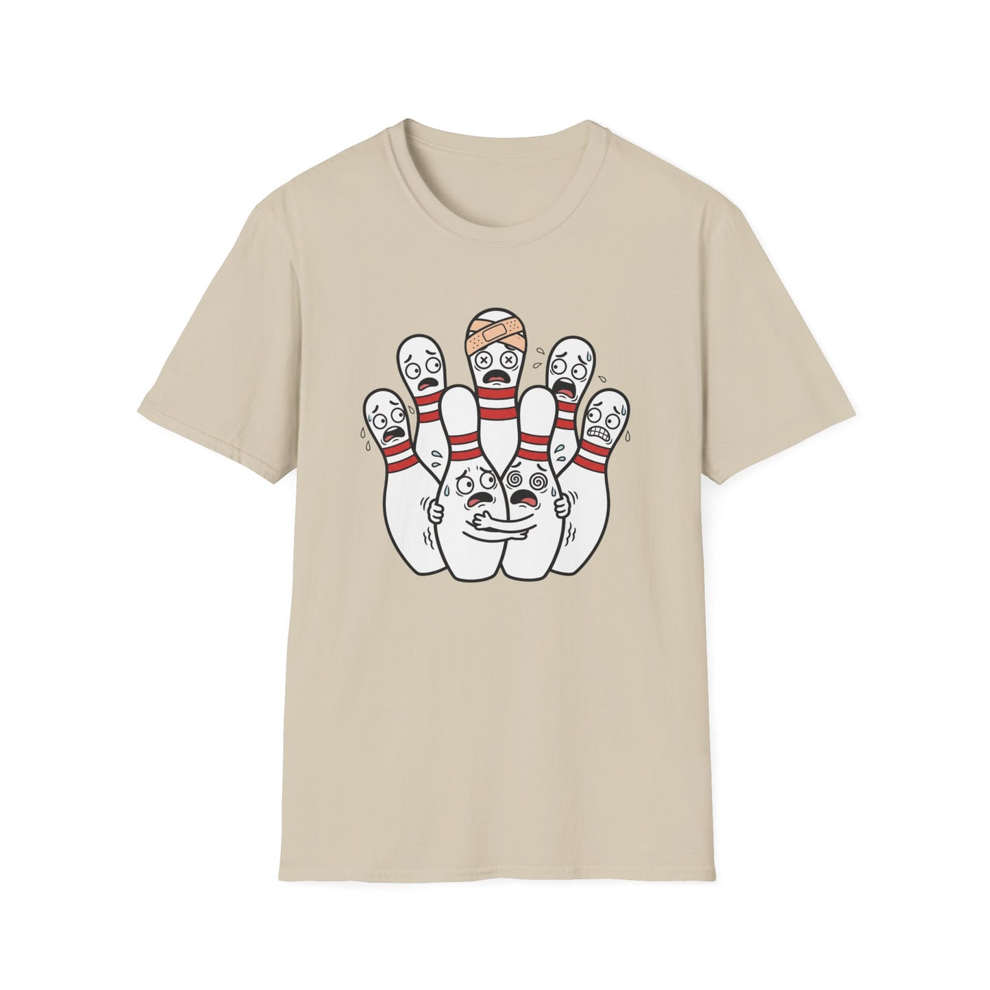 Scared pins funny bowling T-Shirt