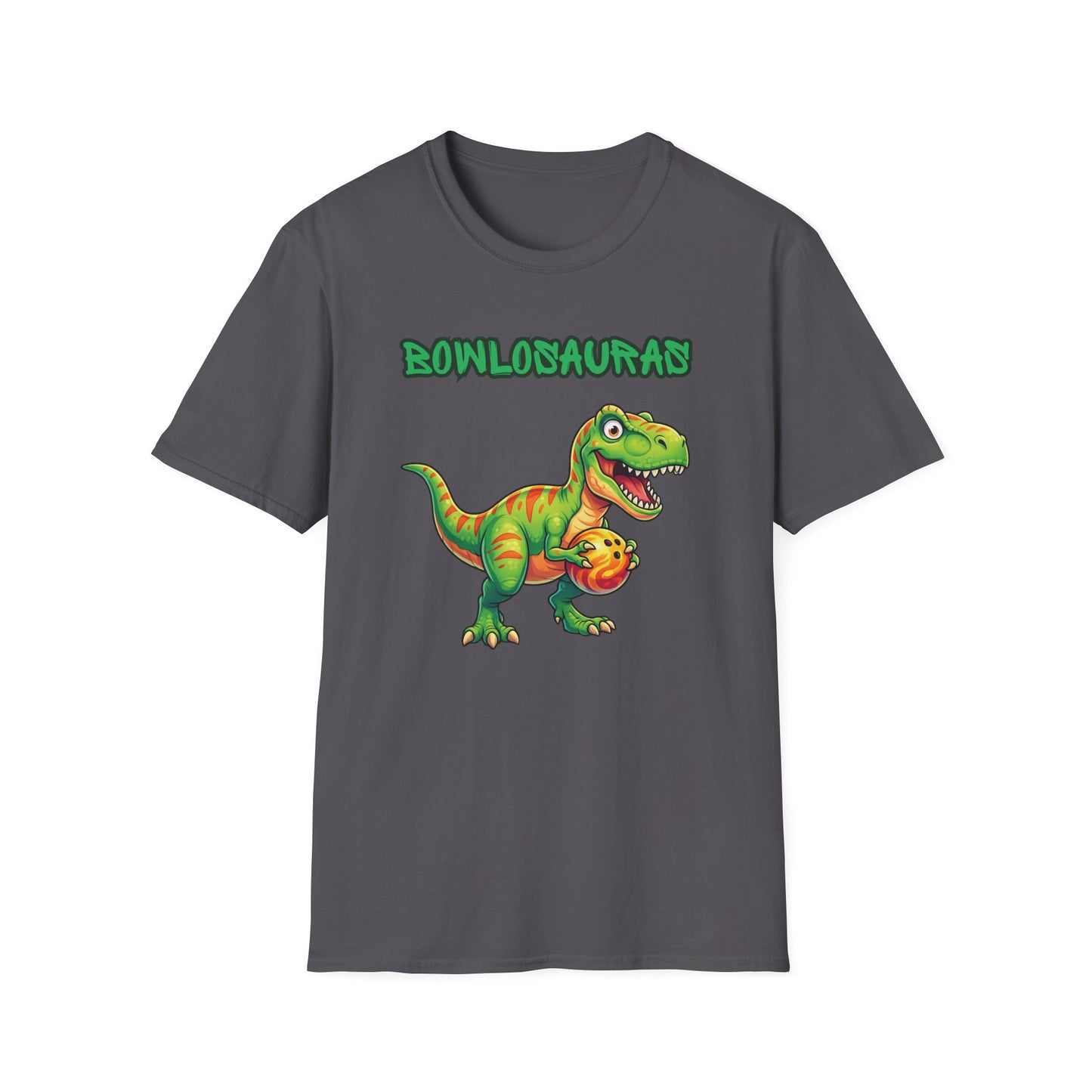 Big bowlosauras funny bowling T-Shirt