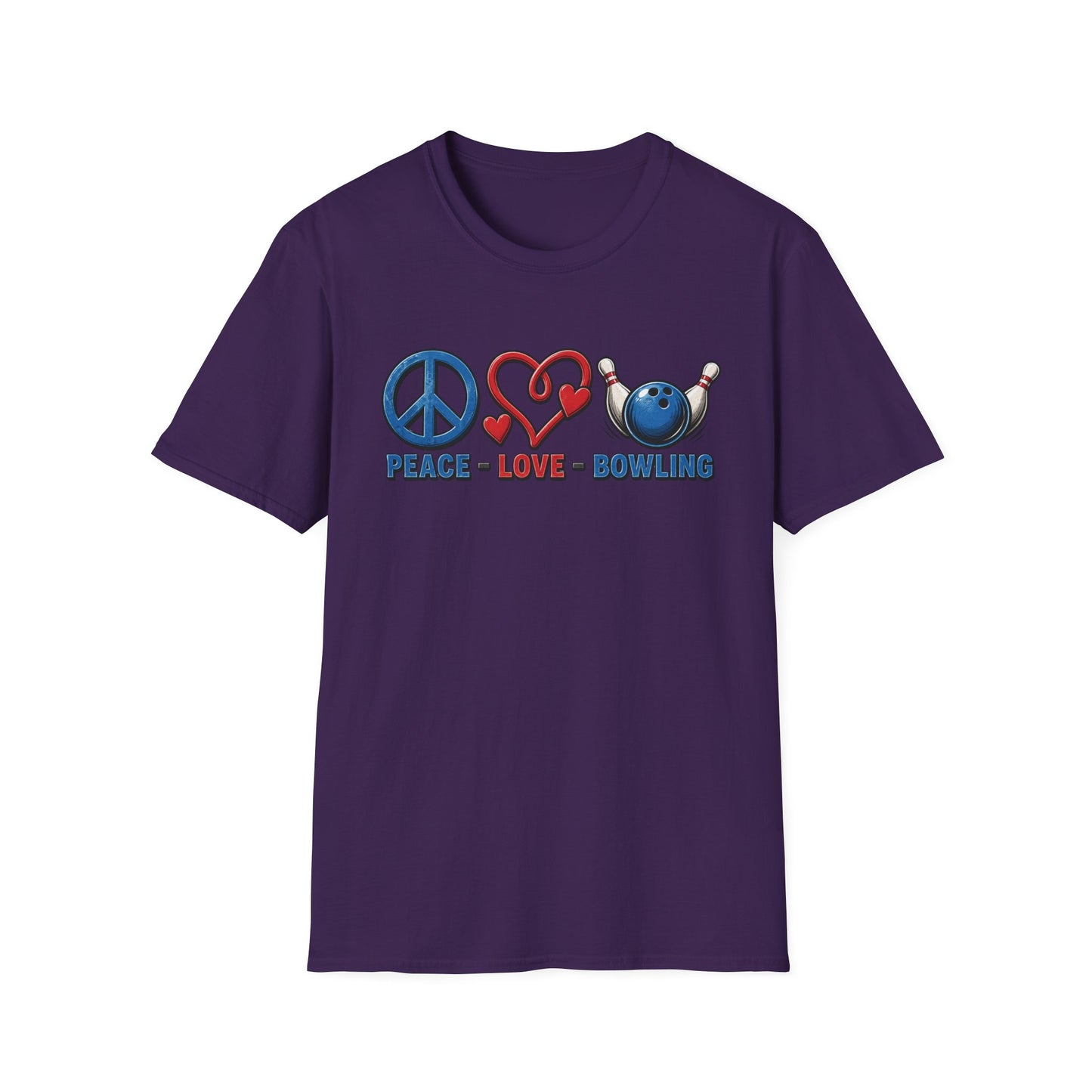 Peace, Love, Bowling T-Shirt