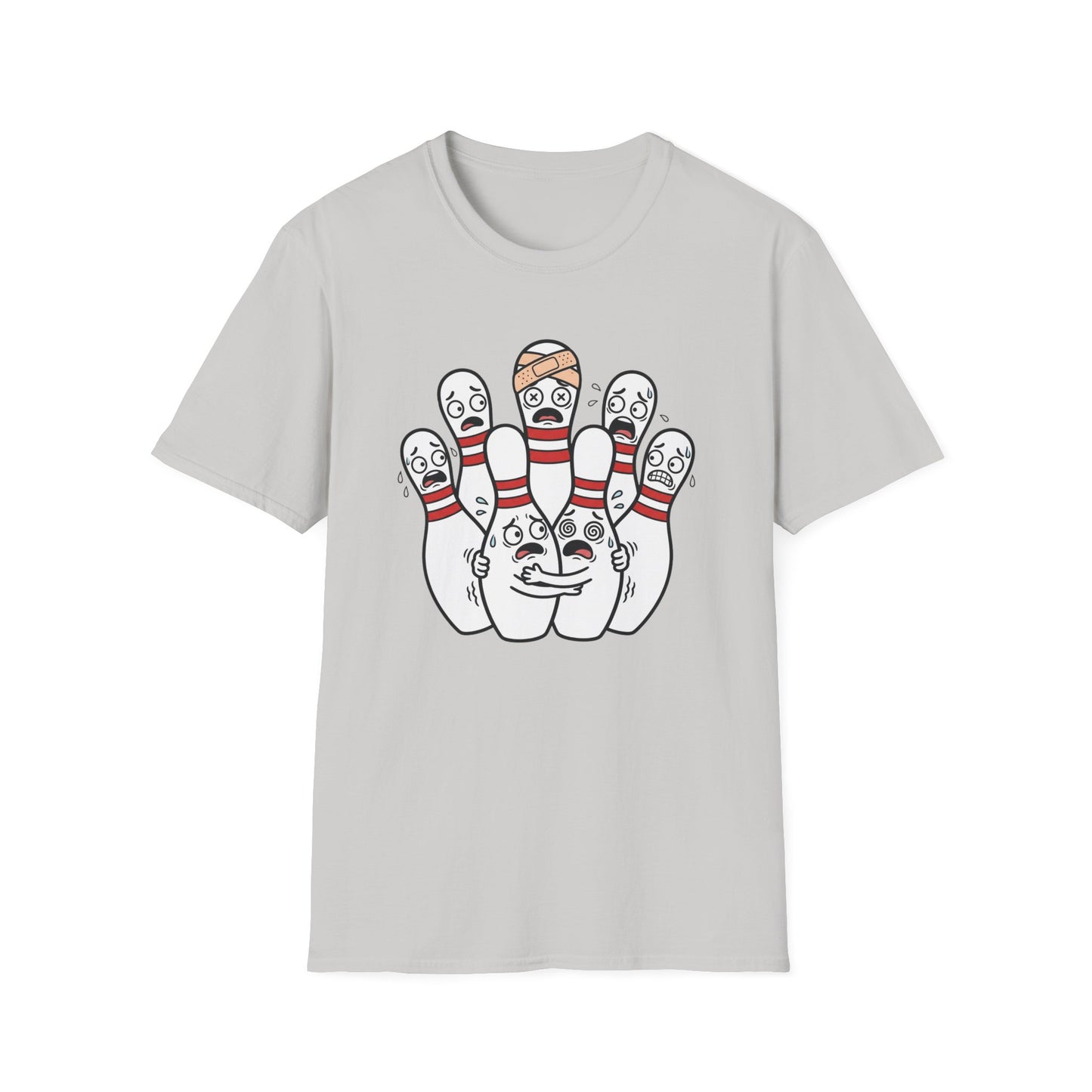 Scared pins funny bowling T-Shirt