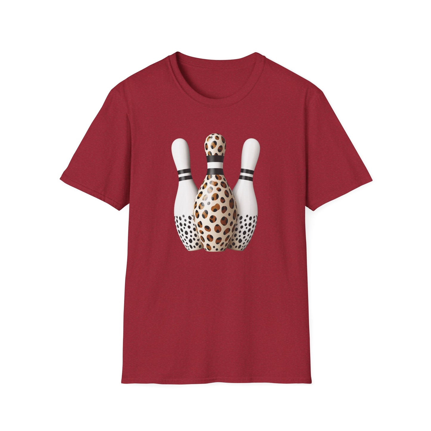 Ladies leopard bowling pins T-Shirt