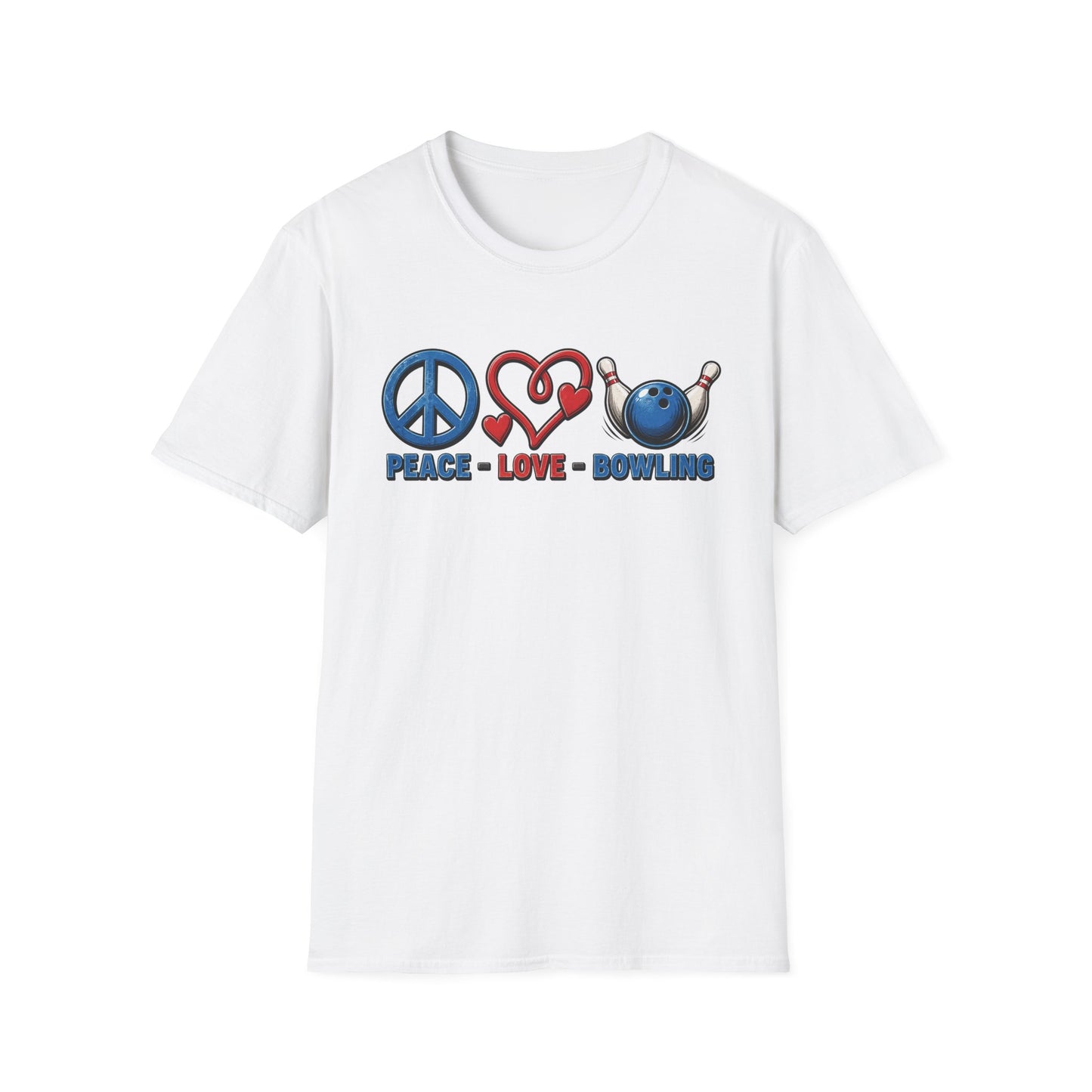 Peace, Love, Bowling T-Shirt
