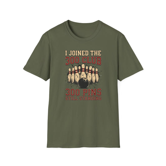300 club funny bowling T-Shirt