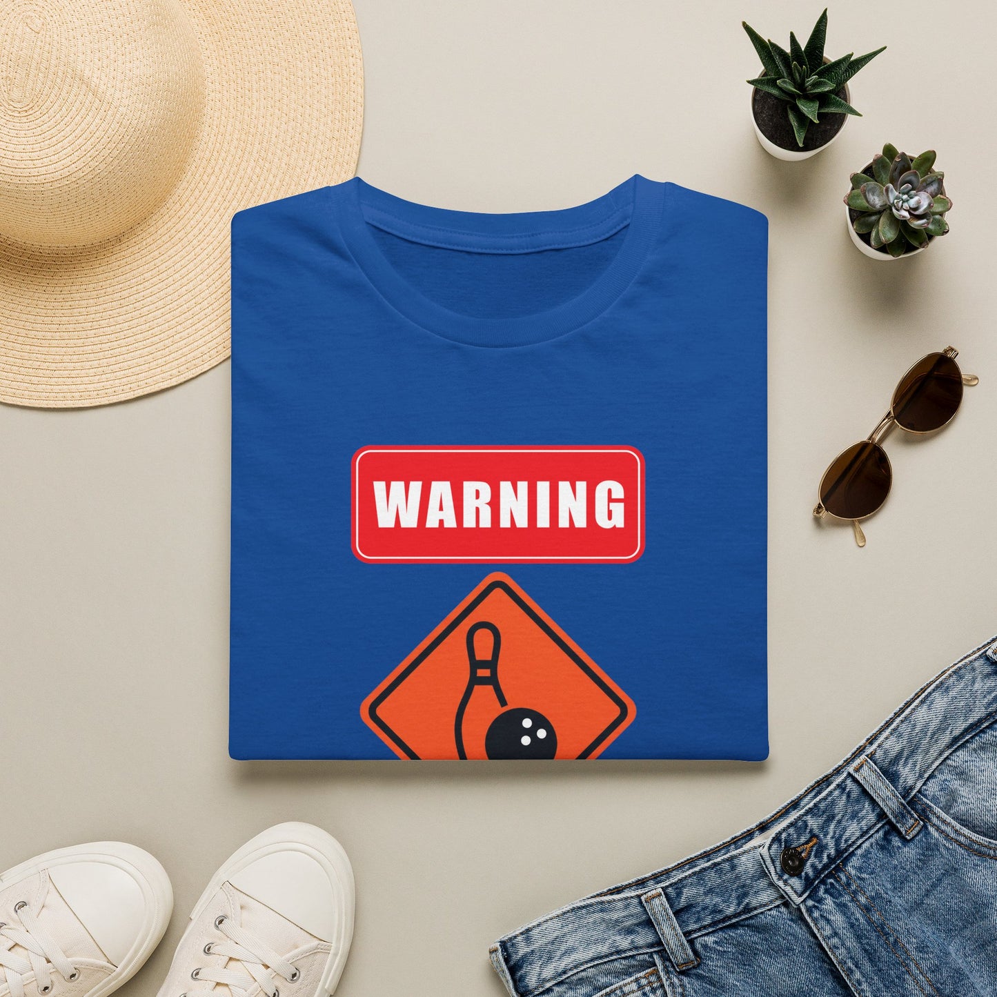 Warning funny bowling T-Shirt