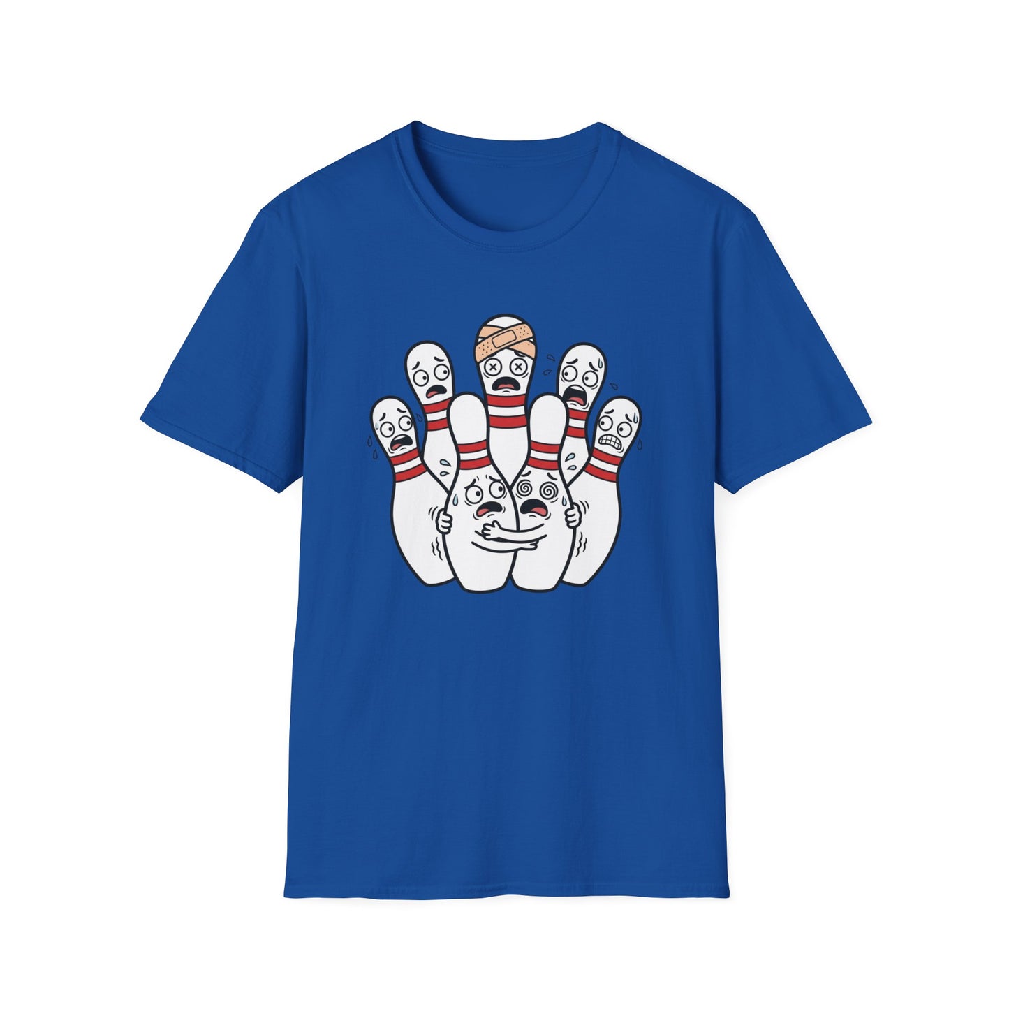 Scared pins funny bowling T-Shirt