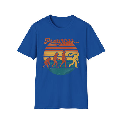 Progress retro bowling sunset T-Shirt
