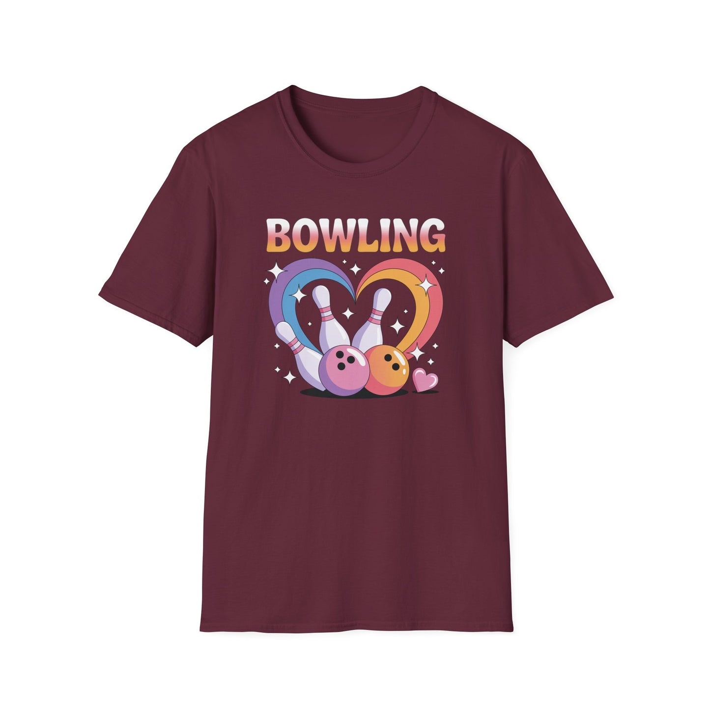 Bowling rainbow heart T-Shirt