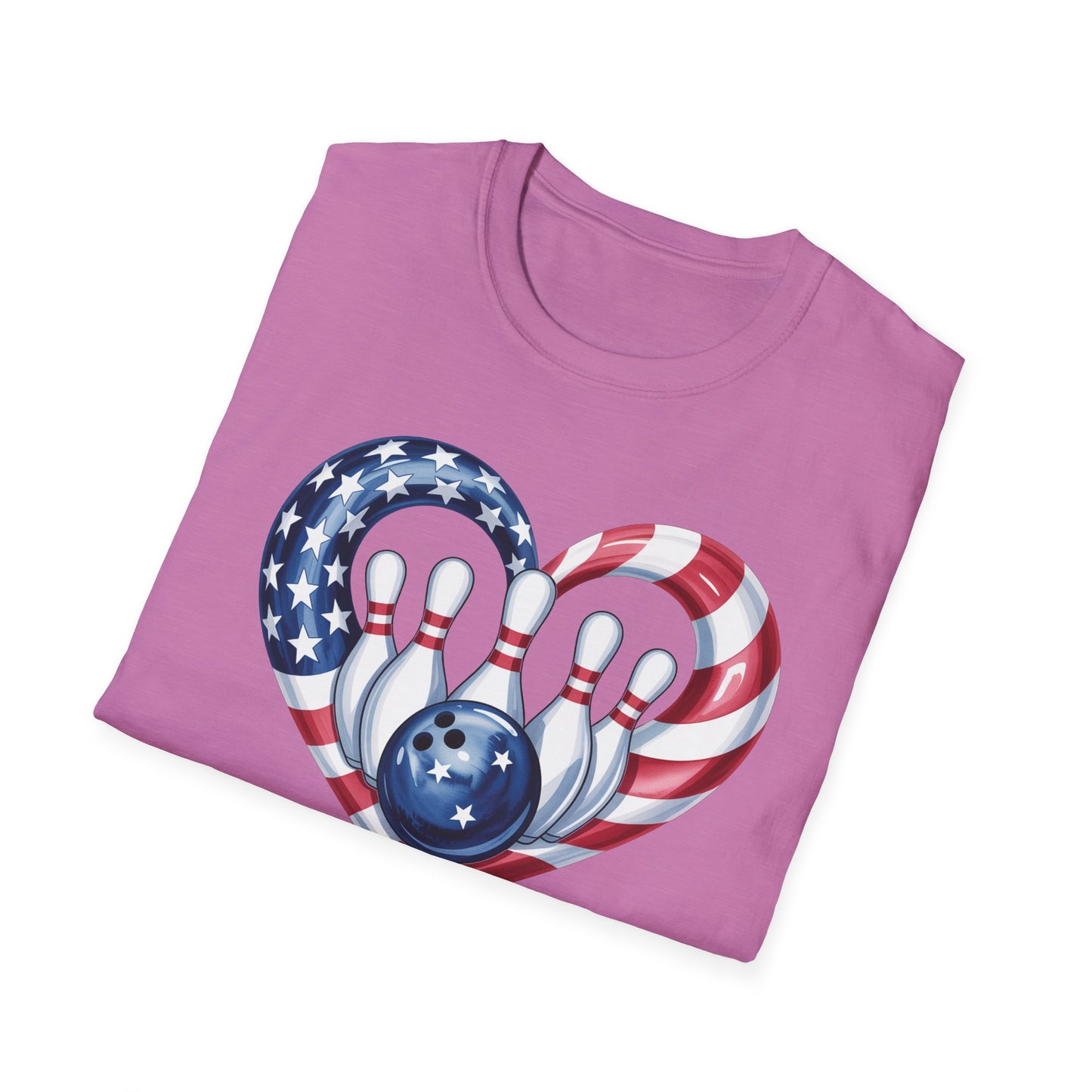 Bowling heart USA T-Shirt