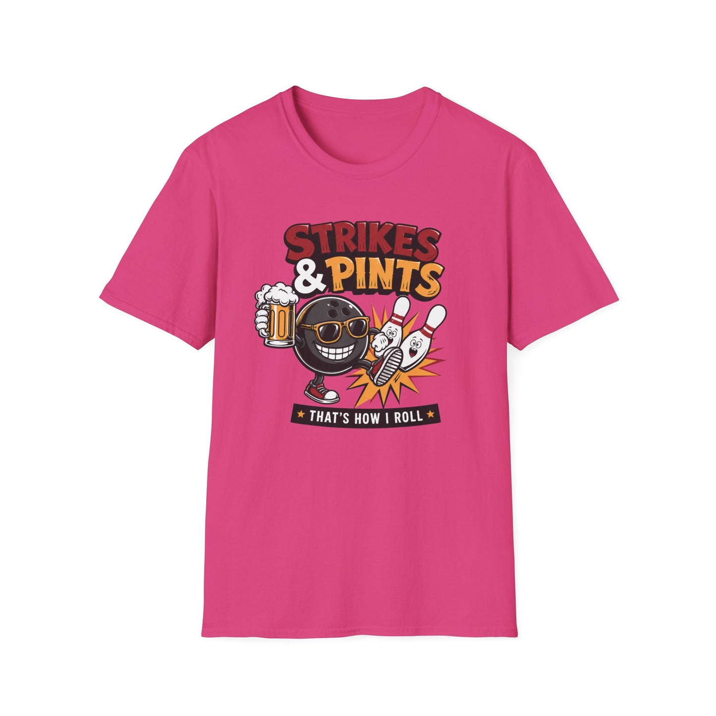 Strikes and Pints funny T-Shirt
