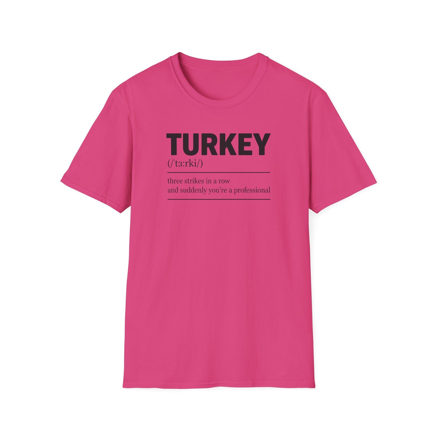 Turkey definition funny bowling T-Shirt