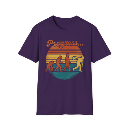 Progress retro bowling sunset T-Shirt