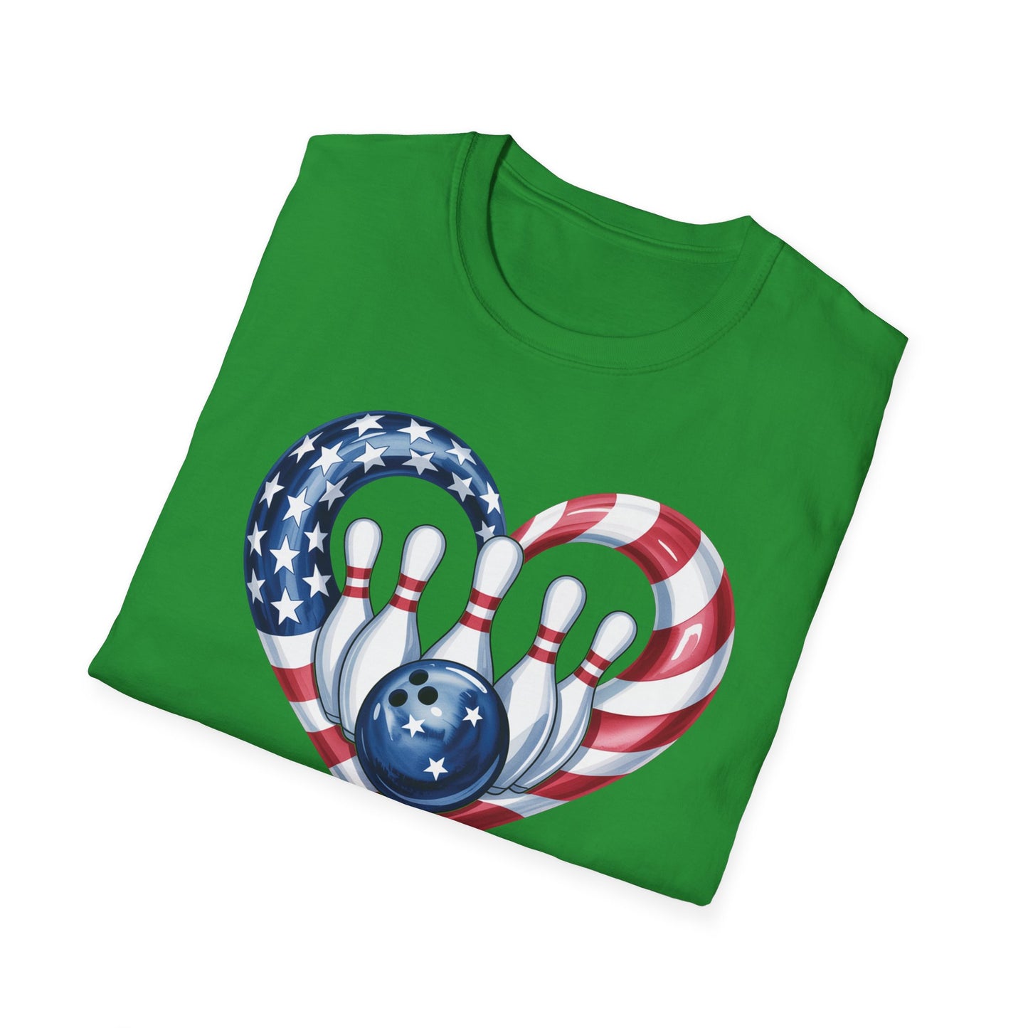 Bowling heart USA T-Shirt