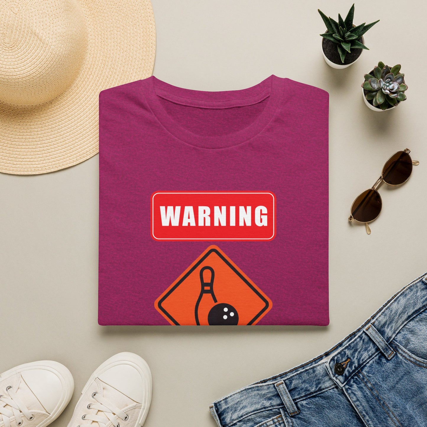 Warning funny bowling T-Shirt