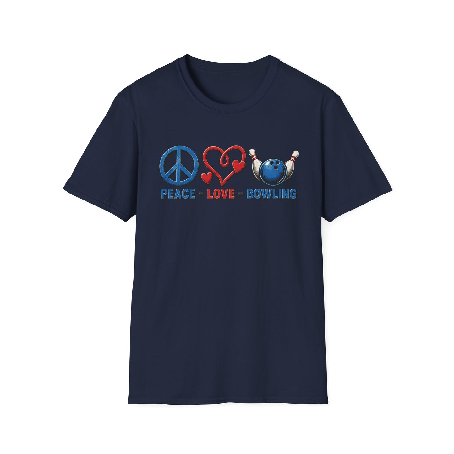 Peace, Love, Bowling T-Shirt