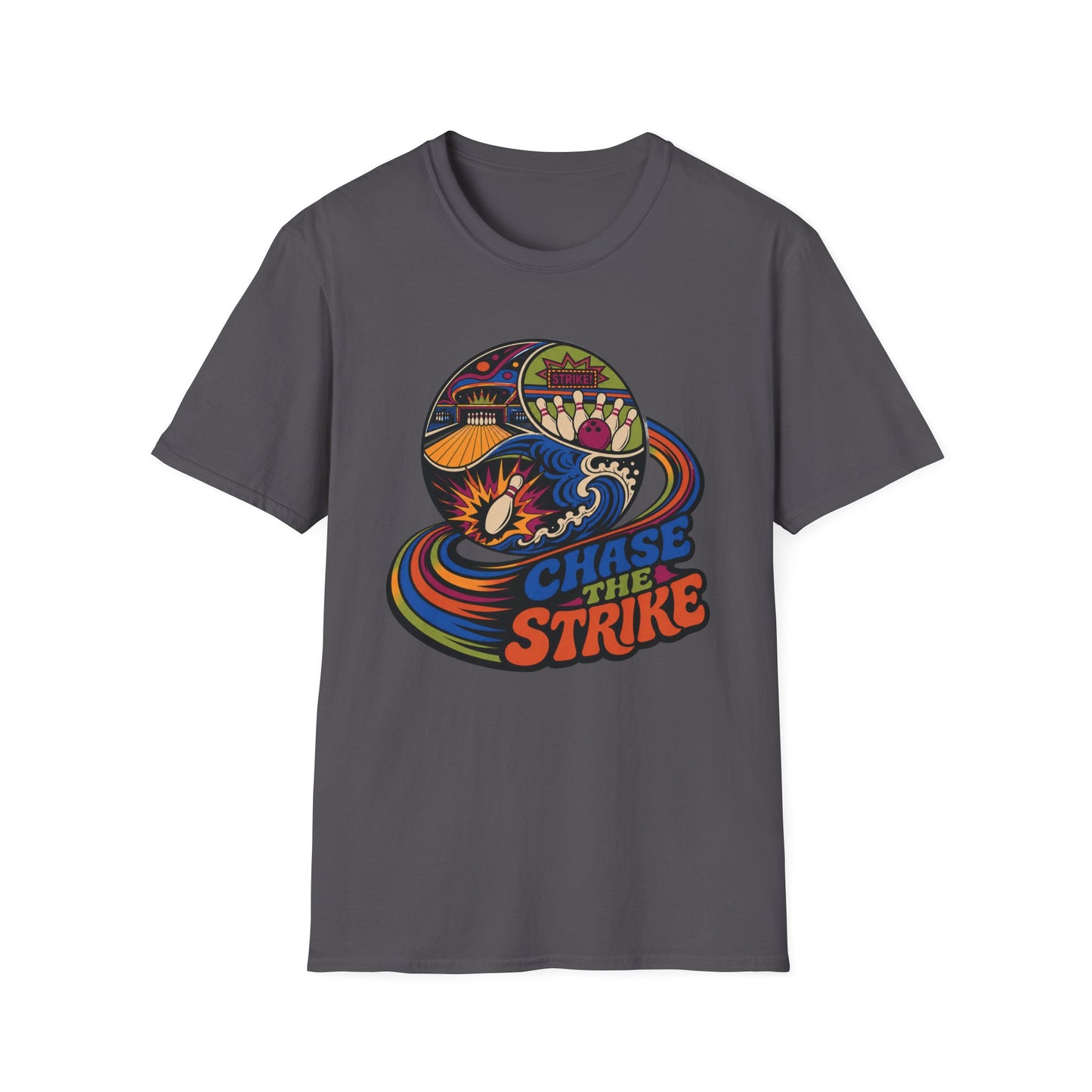 Chase the strike retro Bowling T-Shirt
