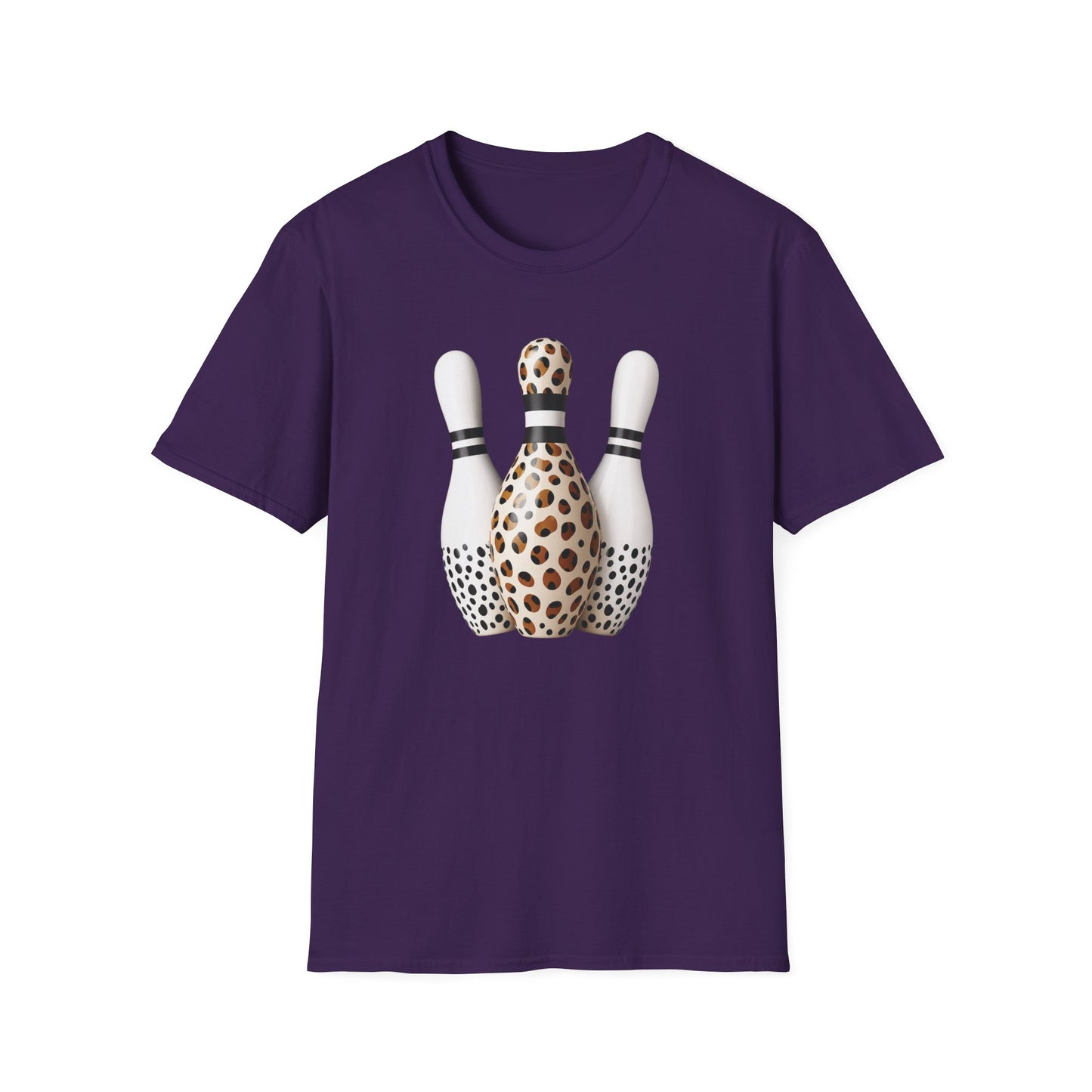 Ladies leopard bowling pins T-Shirt