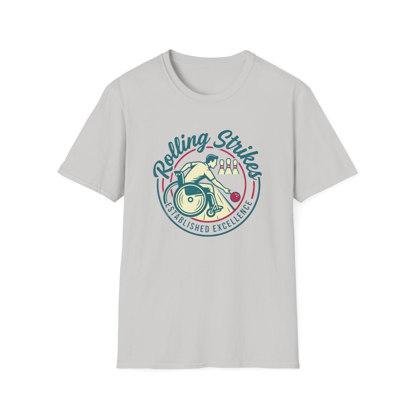 Wheelchair bowler bowling design T-Shirt