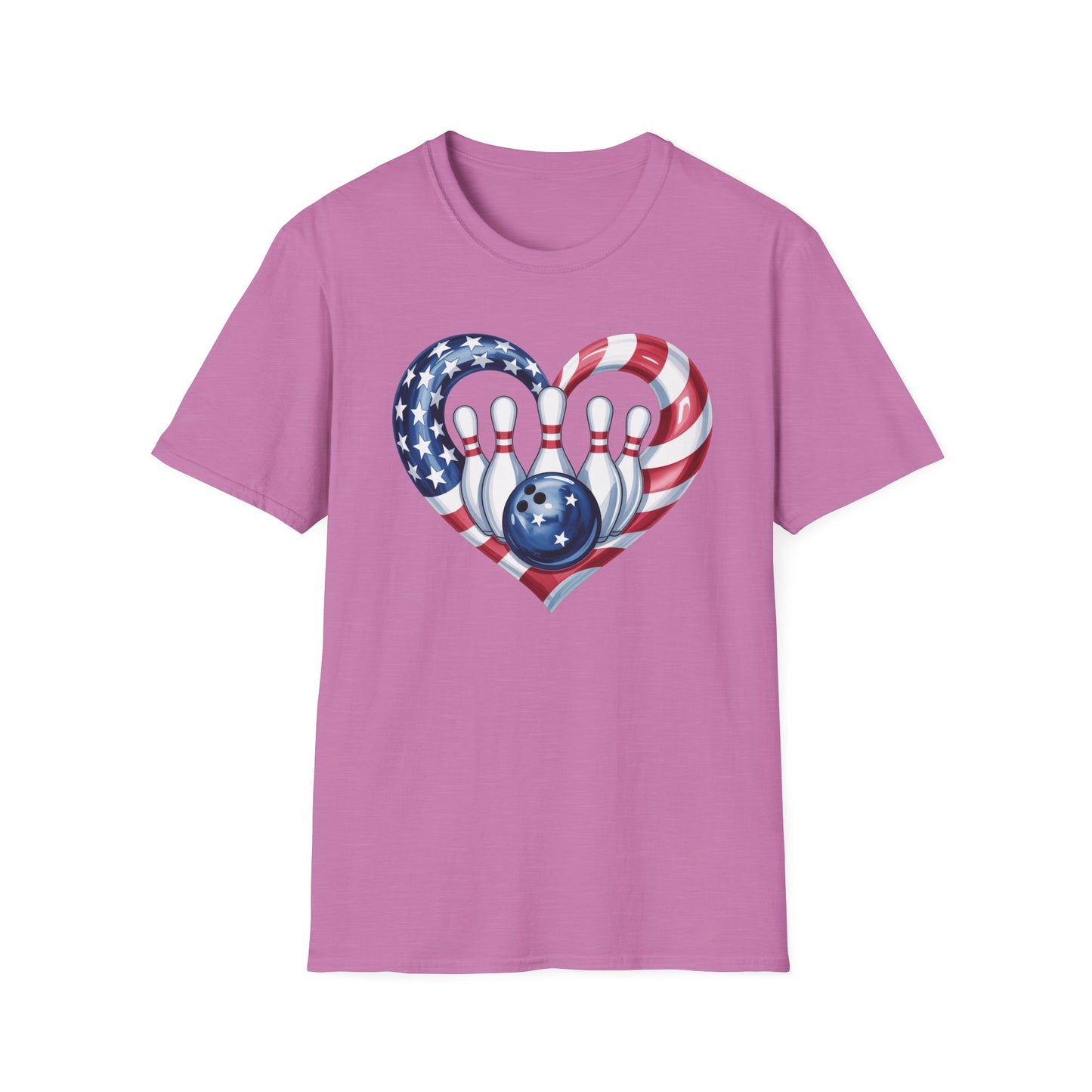 Bowling heart USA T-Shirt