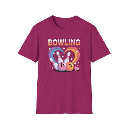 Bowling rainbow heart T-Shirt