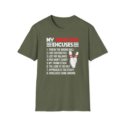 Funny bowling excuses T-Shirt