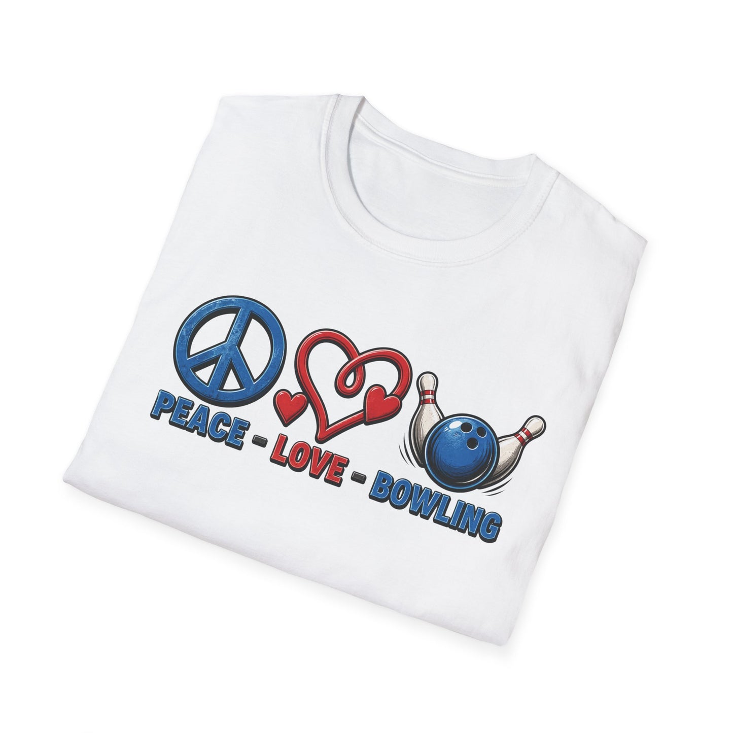 Peace, Love, Bowling T-Shirt