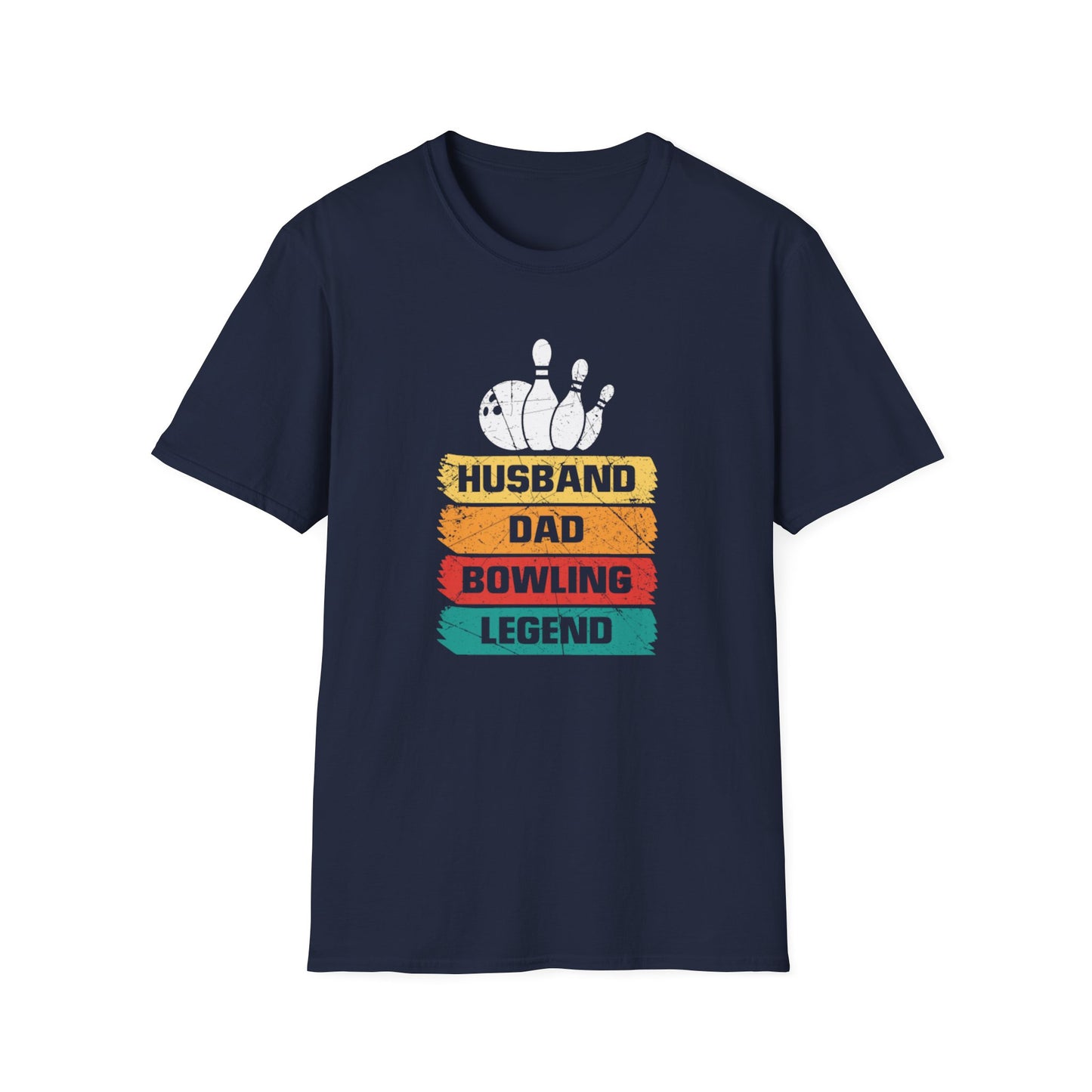 Husband. Dad. Bowling. Legend. T-Shirt