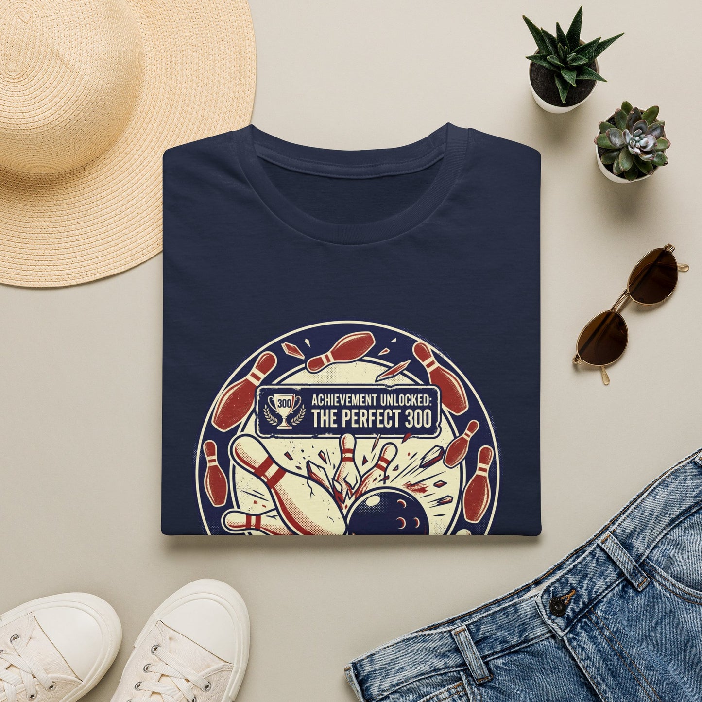 Achievement unlocked perfect 300 bowling T-Shirt