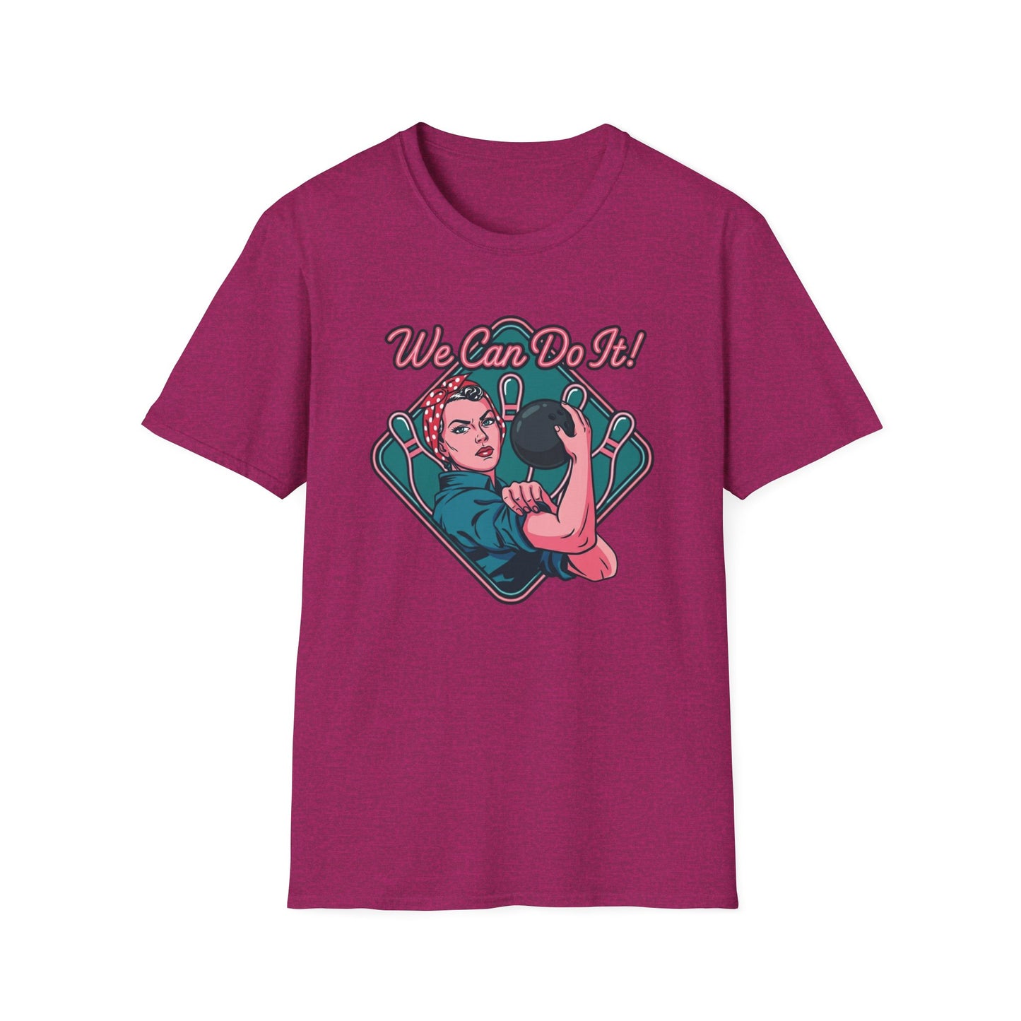 We can do it ladies bowling retro T-Shirt