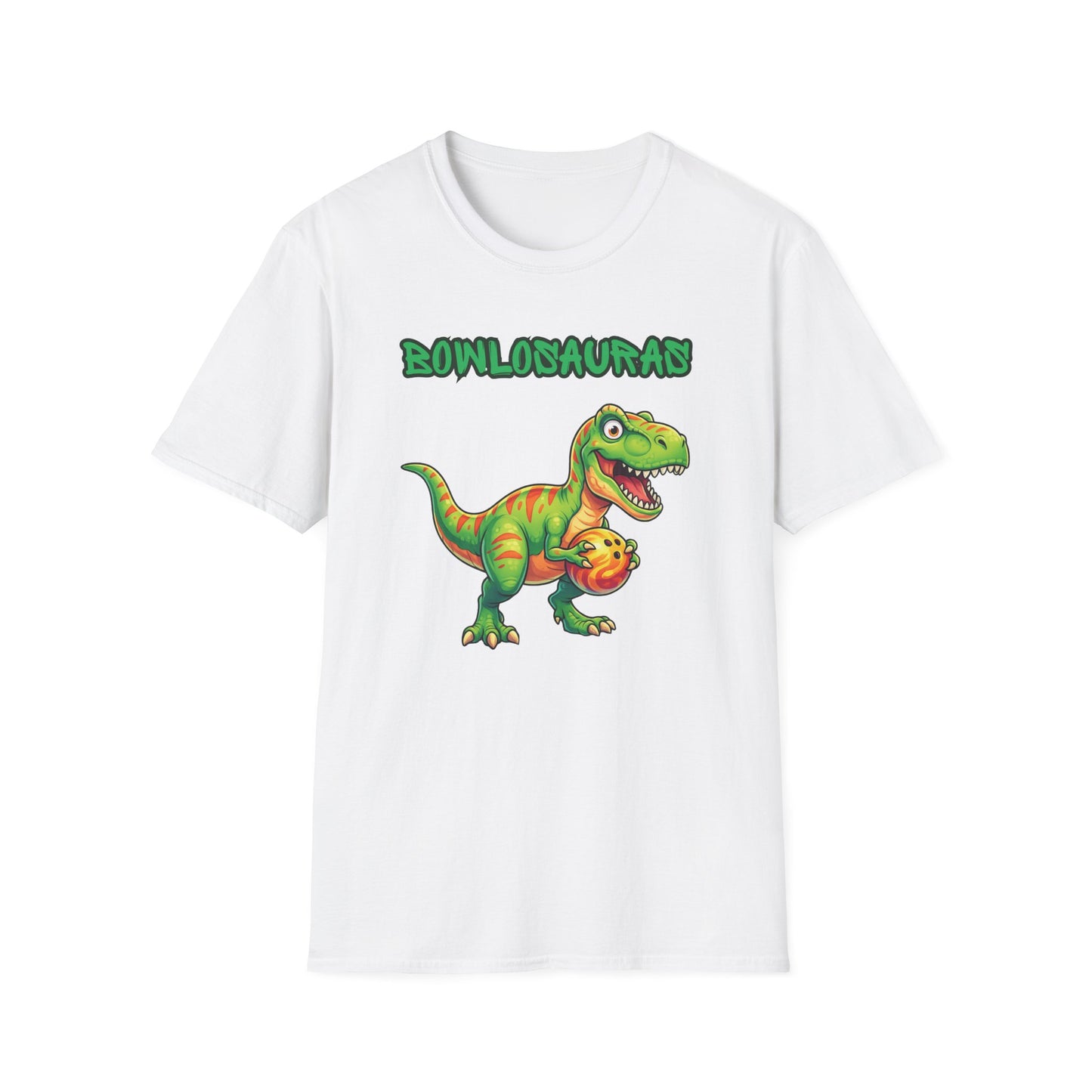 Big bowlosauras funny bowling T-Shirt