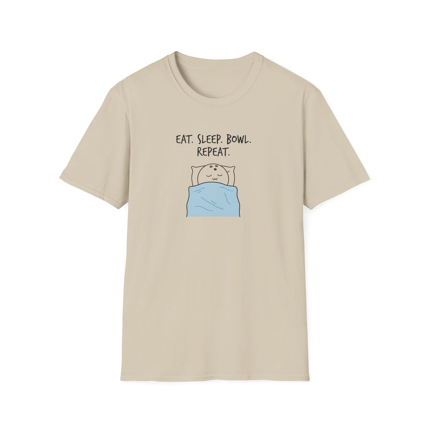 Eat, sleep bowl, repeat design T-Shirt