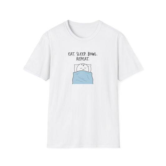 Eat, sleep bowl, repeat design T-Shirt