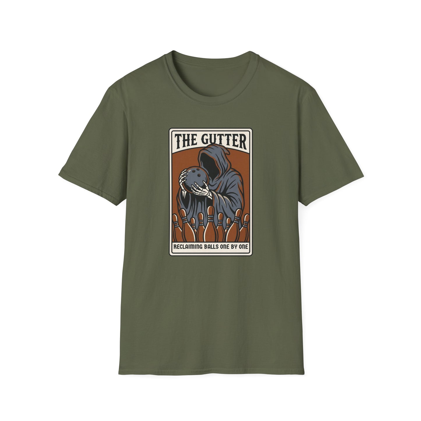 The gutter tarot card funny bowling T-Shirt