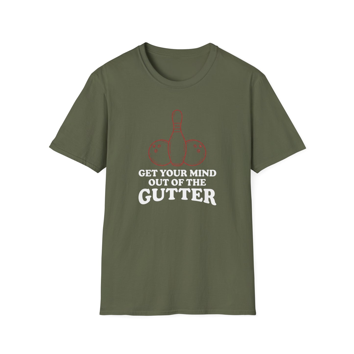 Get your mind out of the gutter funny bowling T-Shirt
