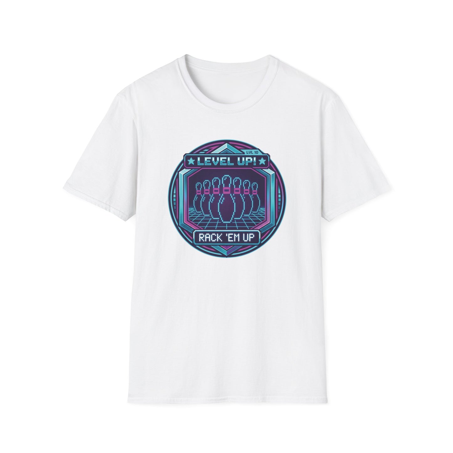 Level up gaming vaporwave retro T-Shirt