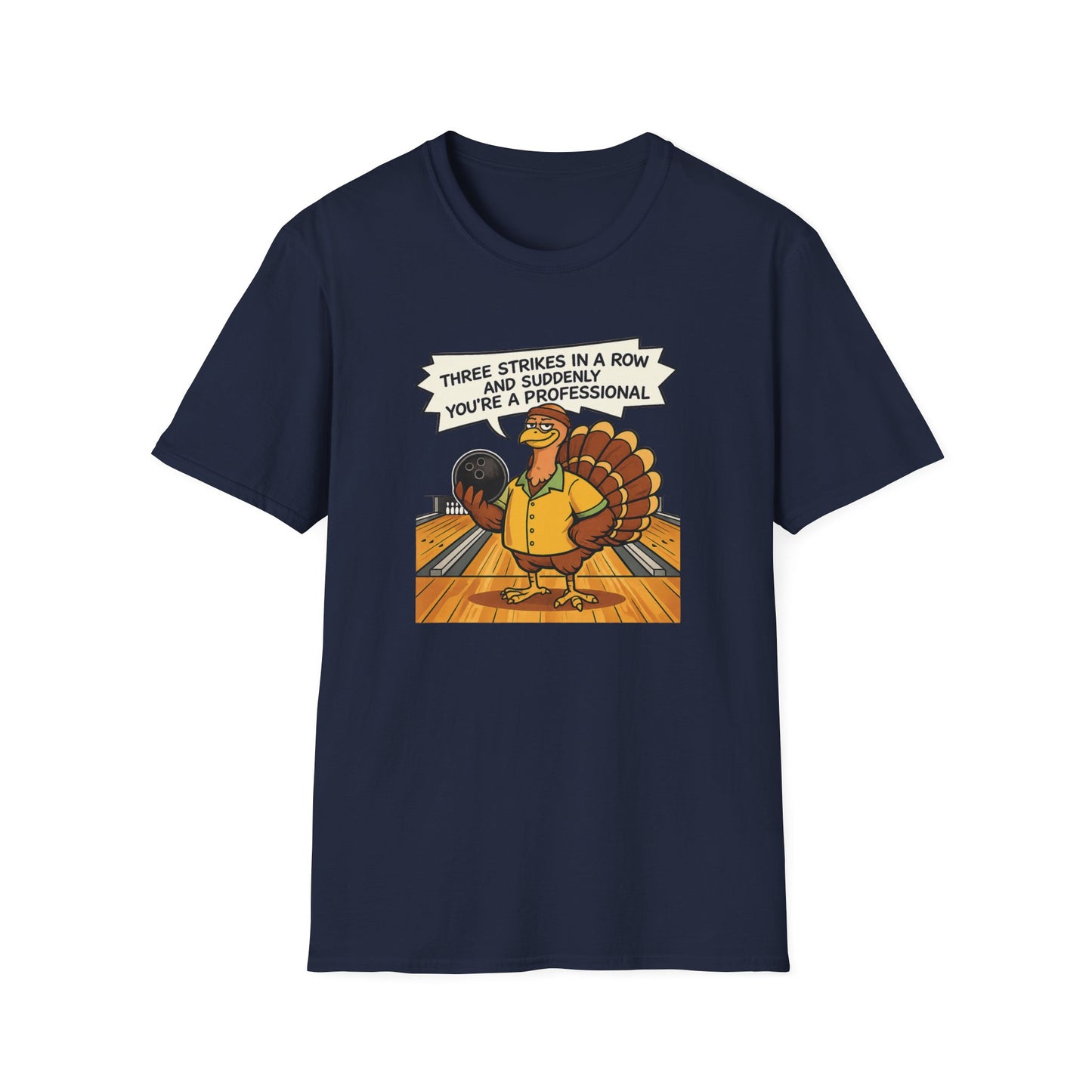 Funny turkey bowling T-Shirt