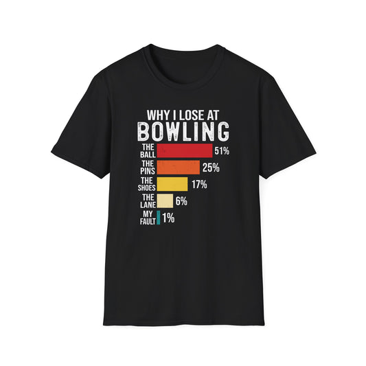 Funny why i lose at bowling T-Shirt