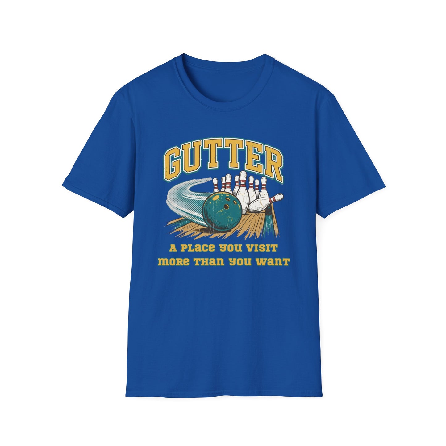 Gutter visits funny bowling T-Shirt