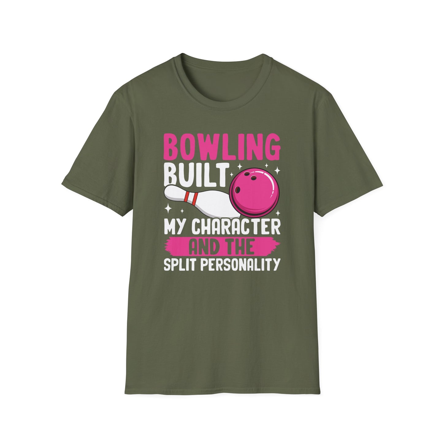 Funny bowling split personality T-Shirt