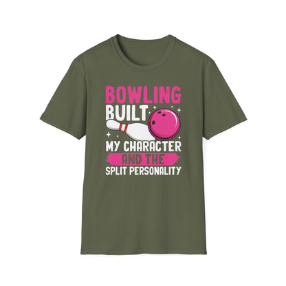 Funny bowling split personality T-Shirt