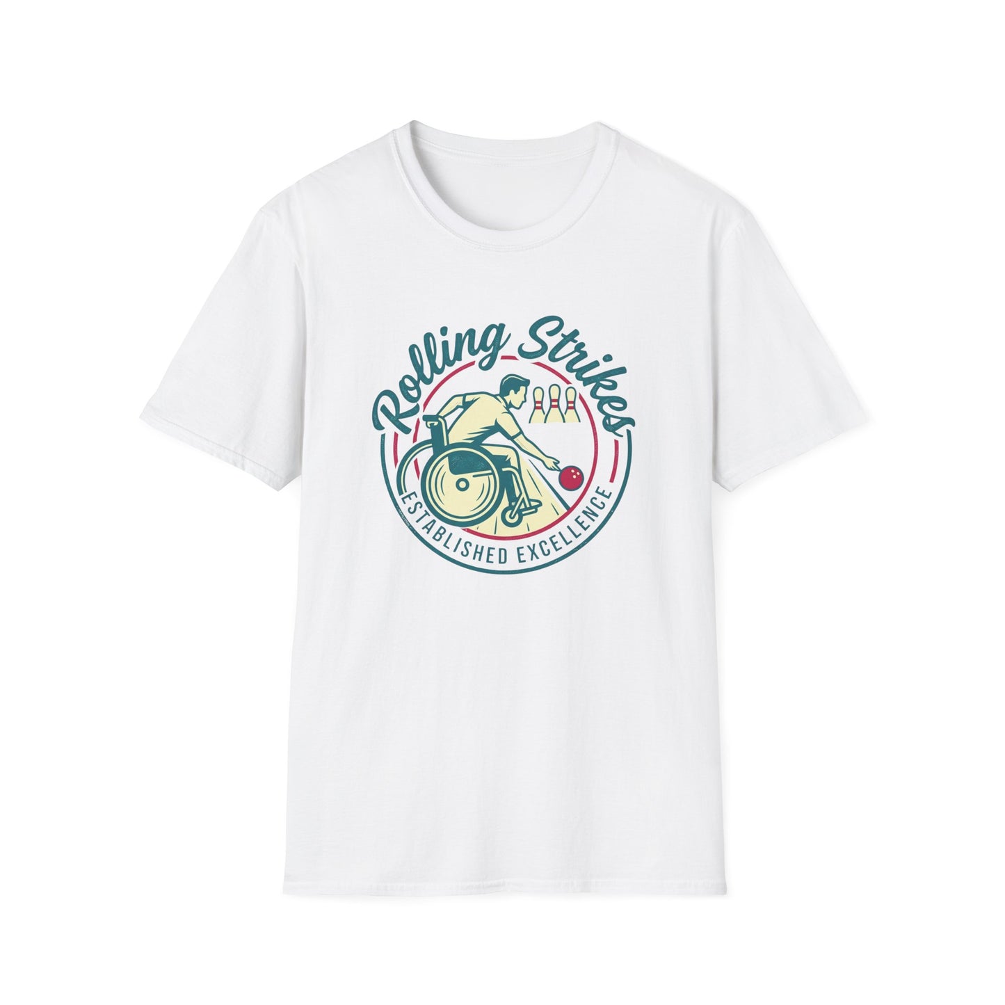 Wheelchair bowler bowling design T-Shirt