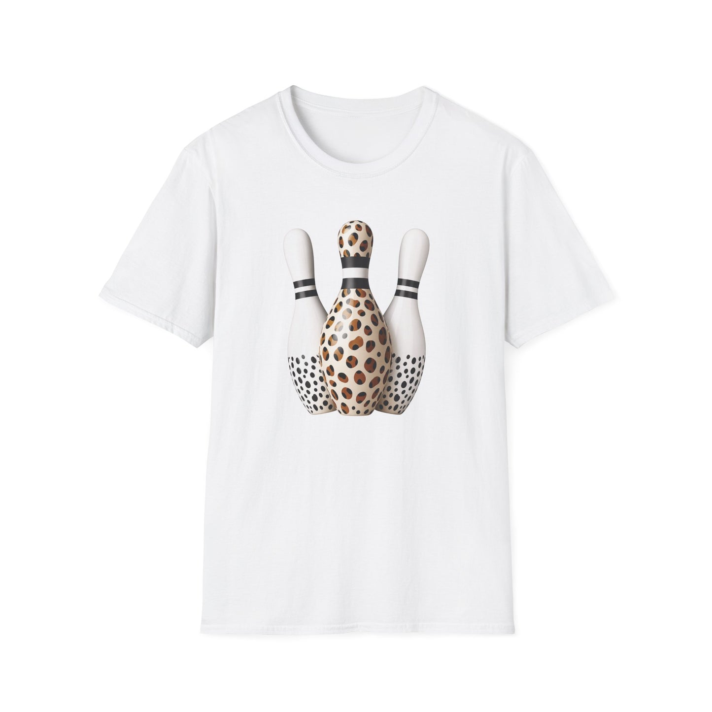 Ladies leopard bowling pins T-Shirt