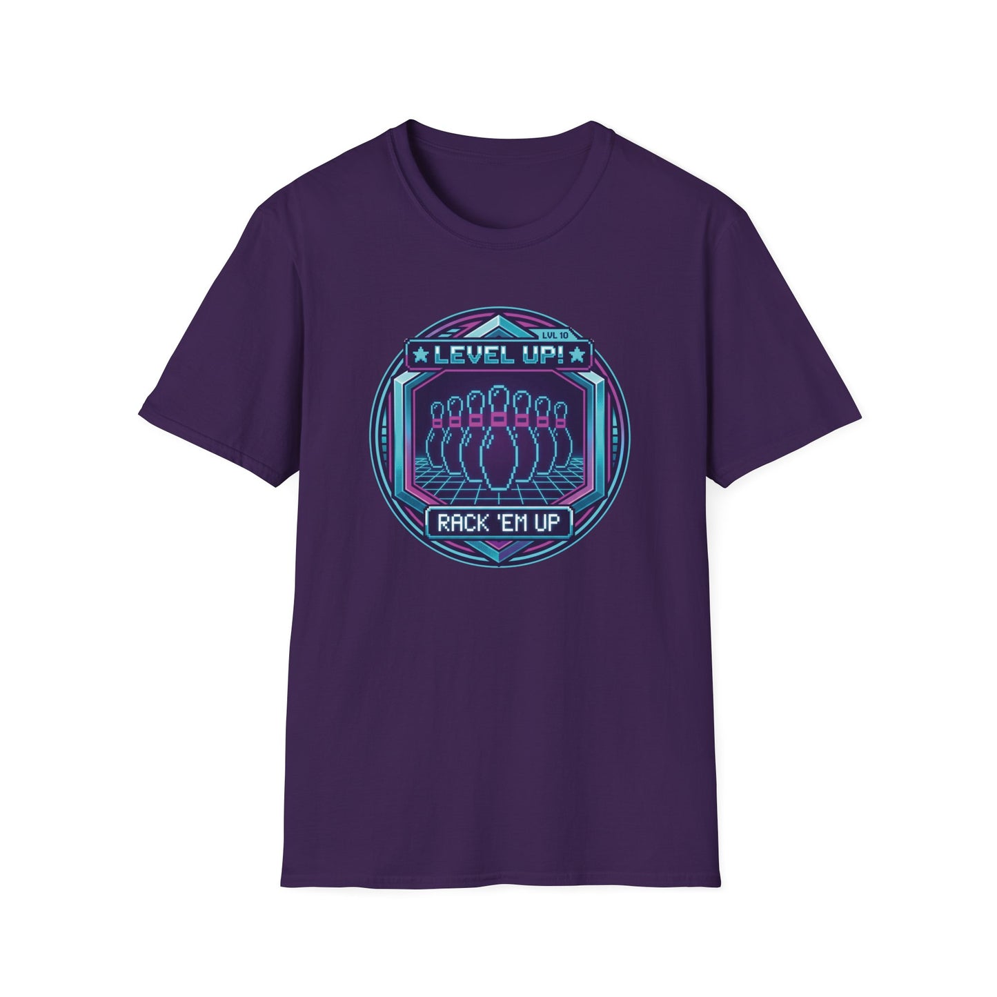 Level up gaming vaporwave retro T-Shirt
