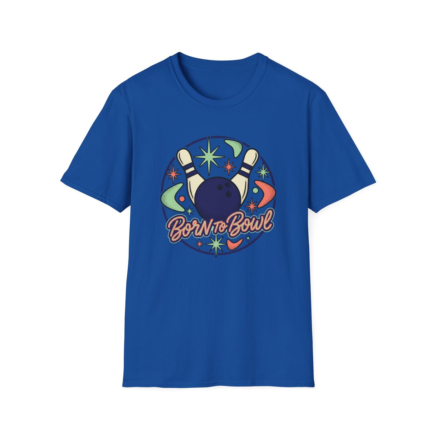 Born to bowl retro design T-Shirt