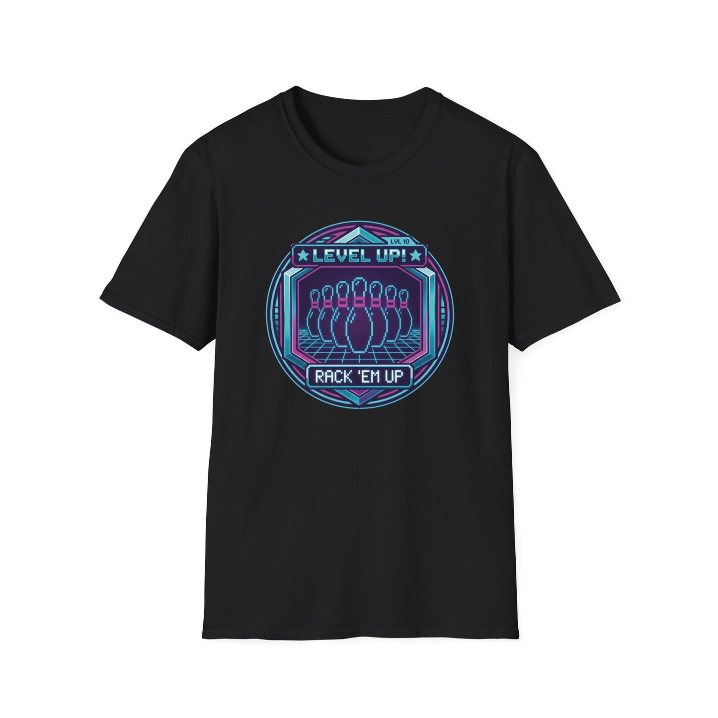 Level up gaming vaporwave retro T-Shirt