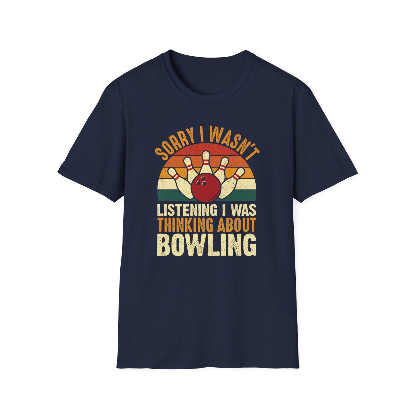 Thinking about Bowling funny T-Shirt