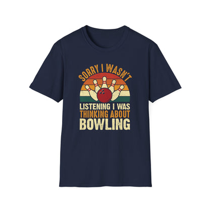 Thinking about Bowling funny T-Shirt