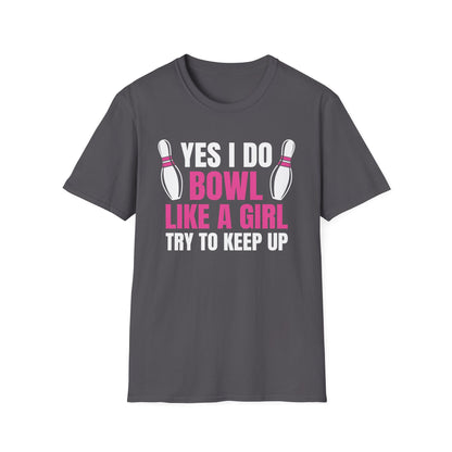 Bowl like a girl T-Shirt